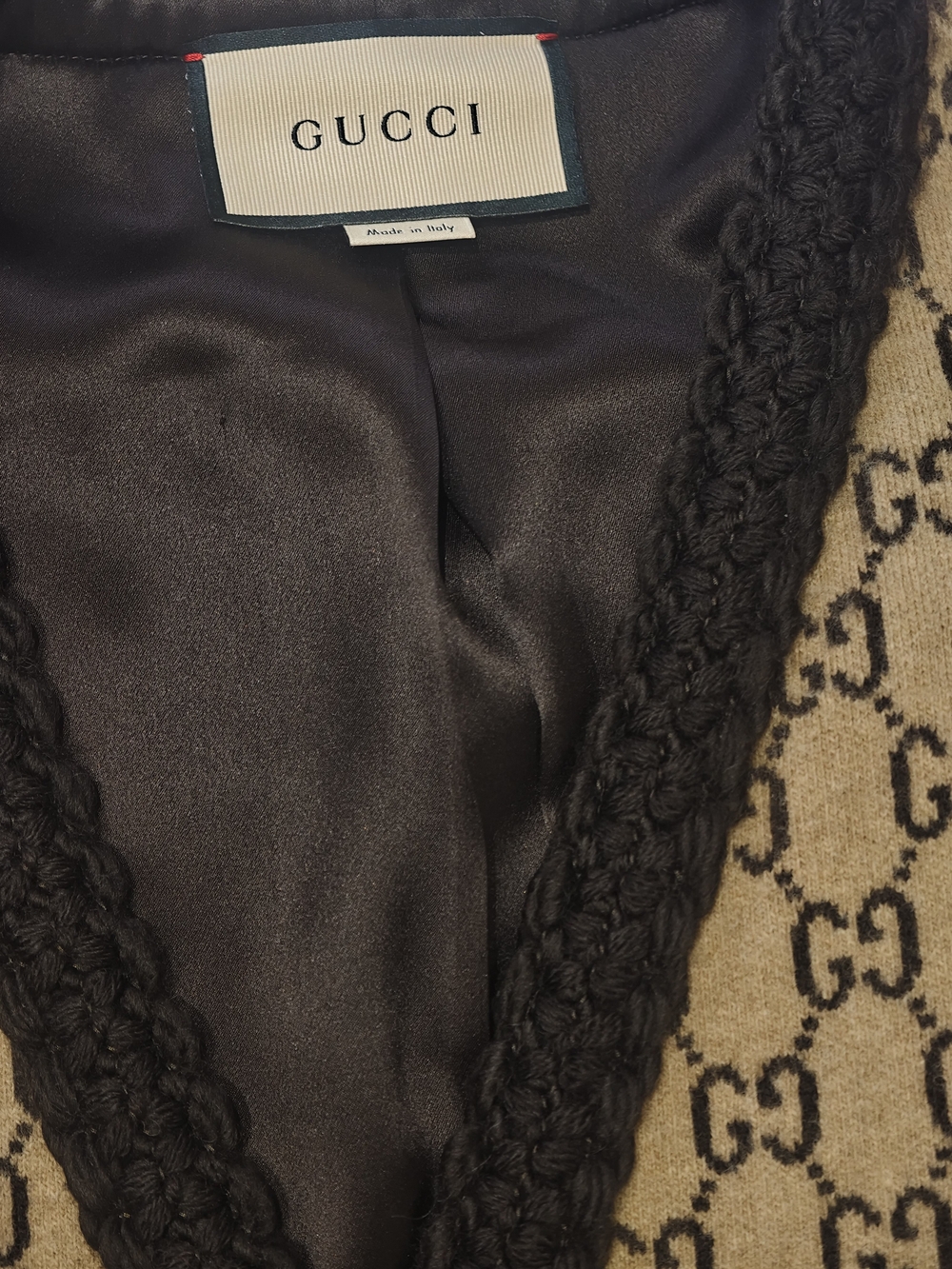 Gucci Brown Monogram GG-Pattern Jacket - Picture 9 of 9